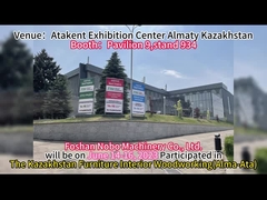 Nobo Machinery در تاریخ 14-16 ژوئن در نجاری داخلی مبلمان قزاقستان شرکت خواهد کرد.