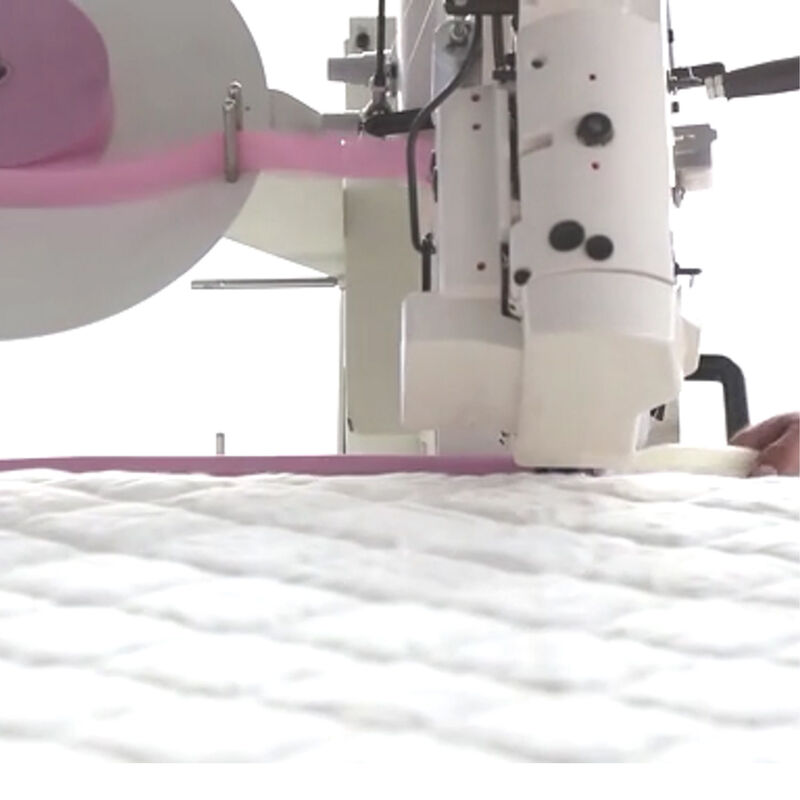 دستگاه نوار لبه تشک با ظرفیت 15 شب، عملکرد انعطاف پذیر، تجهیزات خط تولید کارخانه تشک