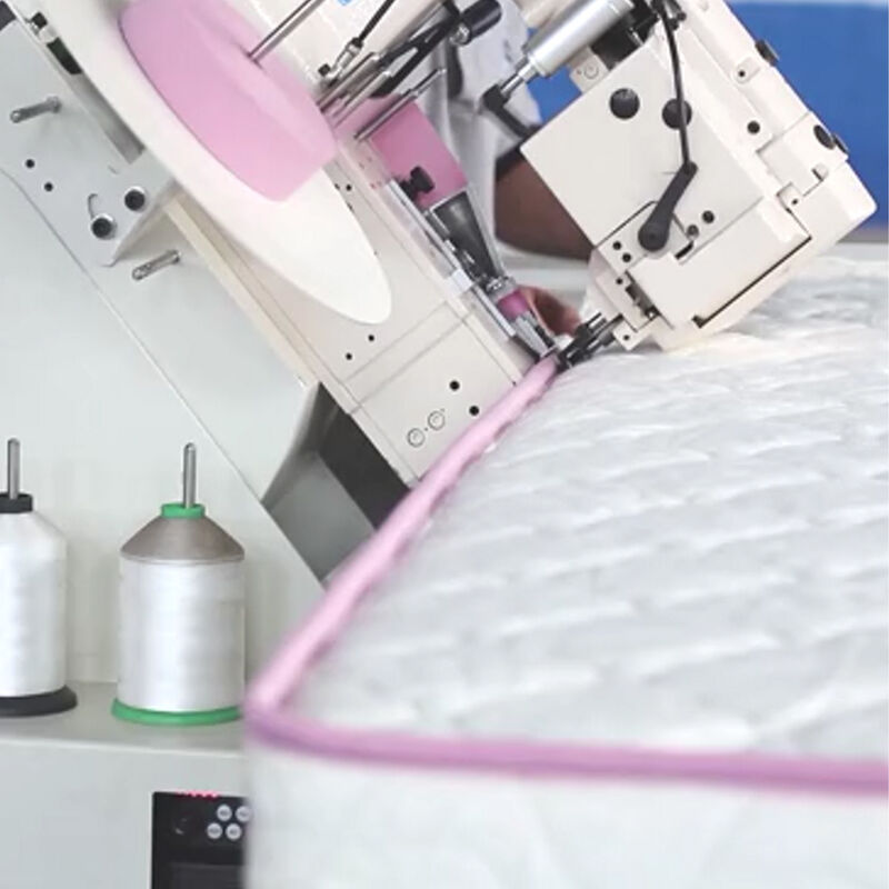 دستگاه نوار لبه تشک با ظرفیت 15 شب، عملکرد انعطاف پذیر، تجهیزات خط تولید کارخانه تشک