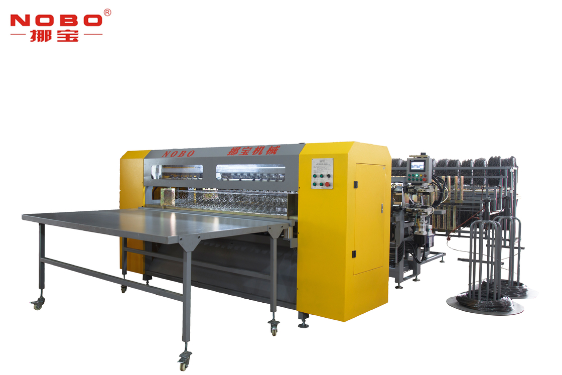 دستگاه فنر کلاف اتوماتیک NOBO دستگاه فنر تشک مارپیچ 8.8-9.2 میلی متری